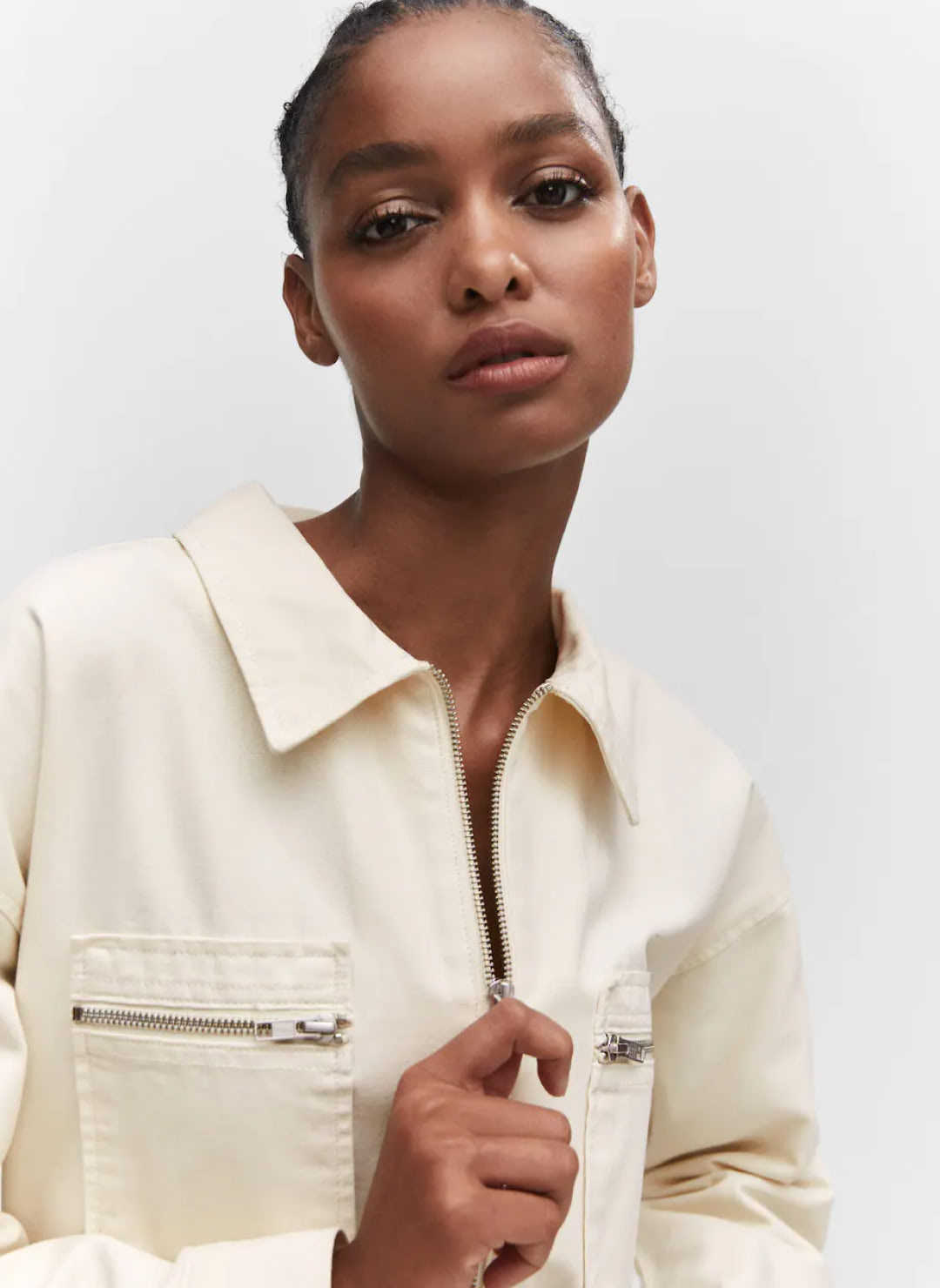 Denim zipper jumpsuit - Image 4