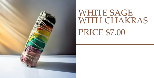 White sage with 7 Chakras