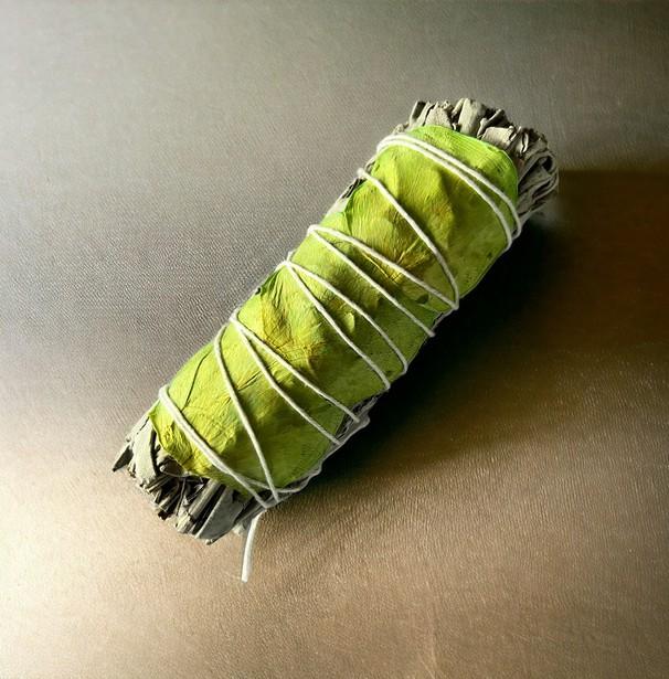White sage with Green Roses