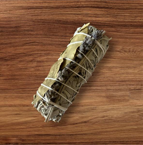 White sage with Lavender and Bay Leaf