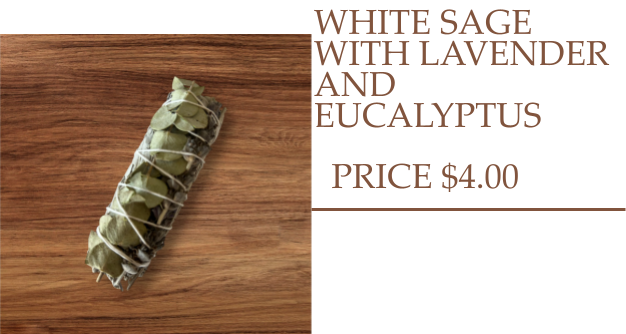 White sage with Lavender and Eucalyptus
