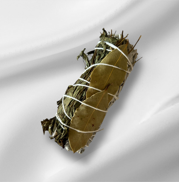 White sage with Mint and Bay Leaf