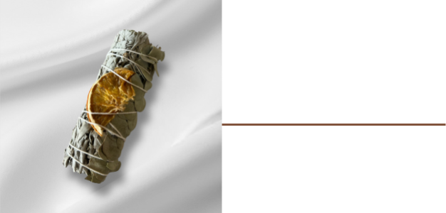 White sage with Orange and Eucalyptus