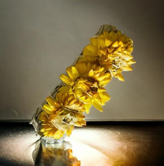 White sage with paper flowers