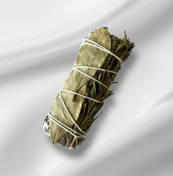 White sage with Rosemary and Bay Leaf