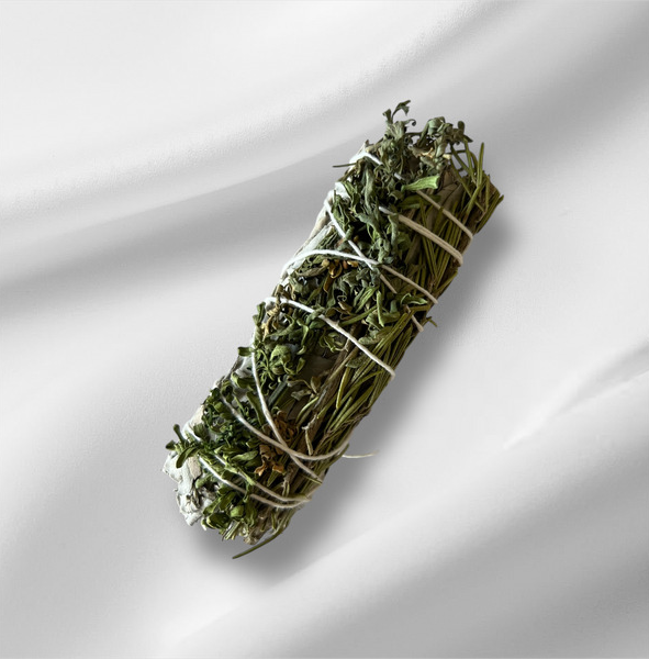 White sage with Rosemary and Rue
