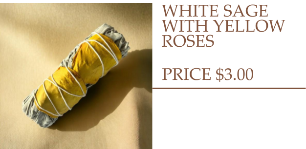 White sage with Yellow Roses